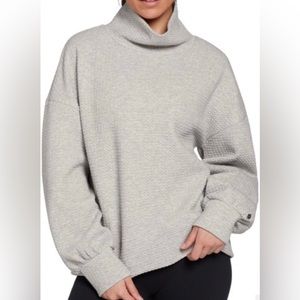 CALIA by Carrie Underwood Grey Textured Pullover
